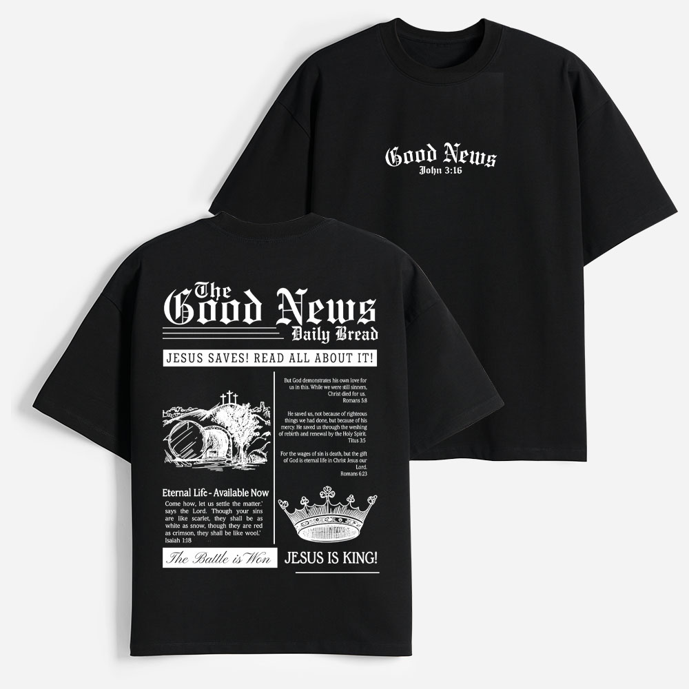 The Good News Heavyweight Cotton Graphic T-Shirt