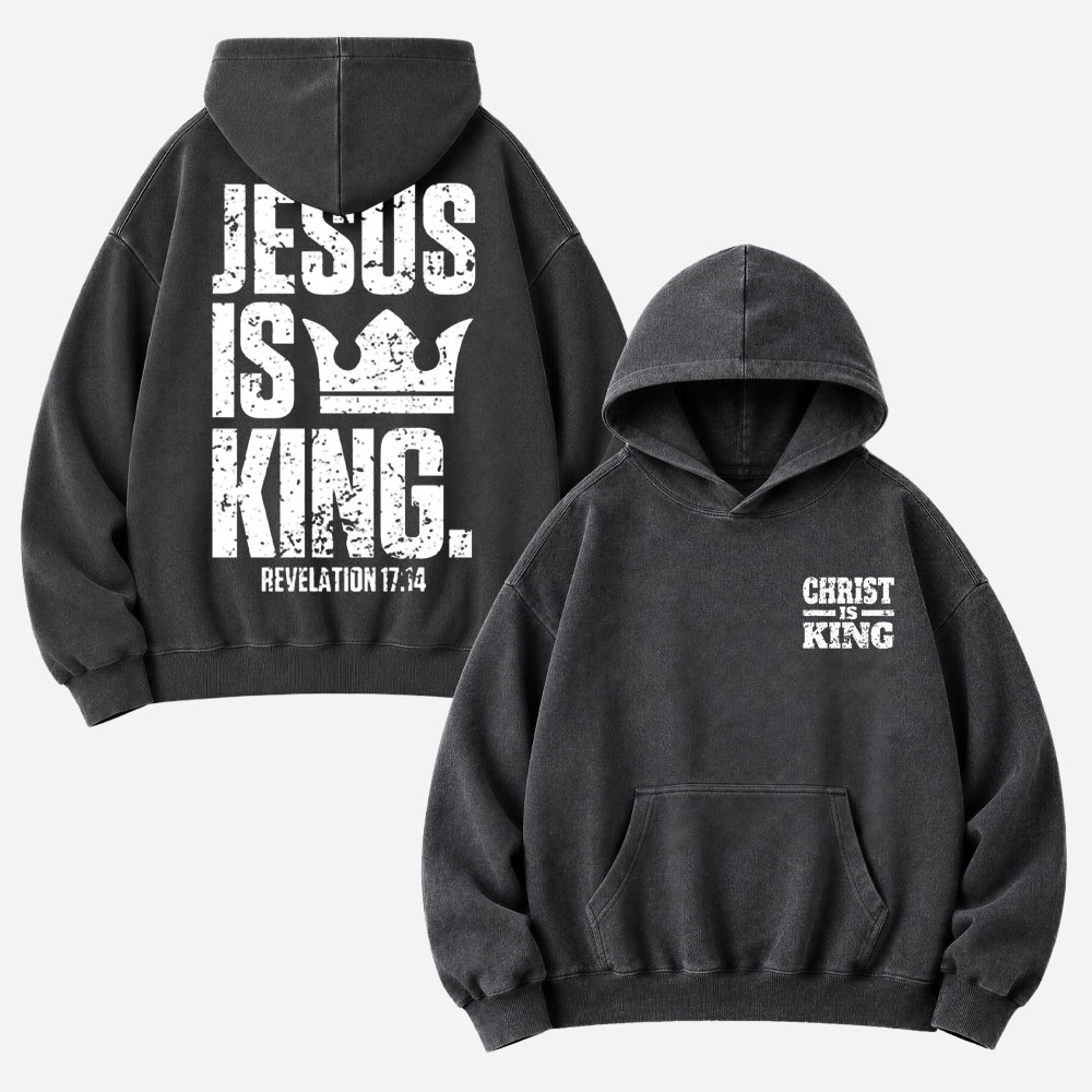 Crown Statement Vintage Washed Hoodie