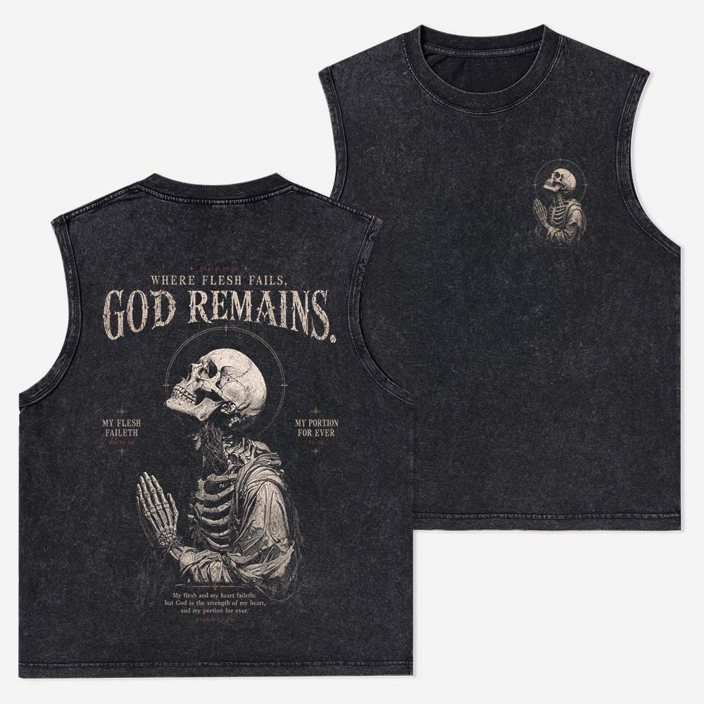 Mortal Remains Vintage Washed Tank Top