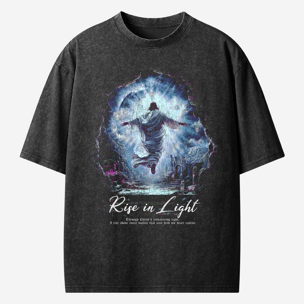 Rise In Light Vintage Washed T-Shirt