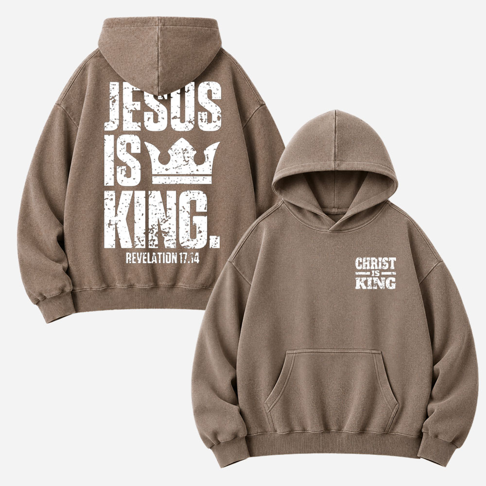 Crown Statement Vintage Washed Hoodie