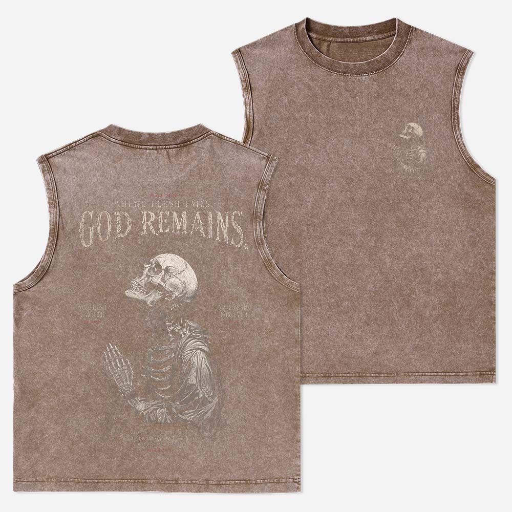 Mortal Remains Vintage Washed Tank Top