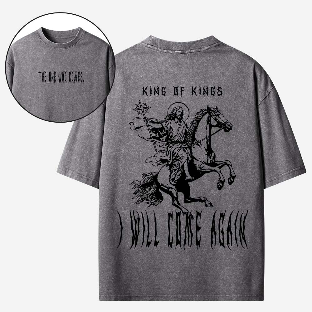 Storm Rider Apocalyptic Graphic Vintage Washed T-Shirt