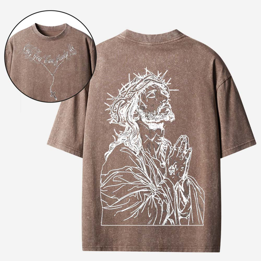 Thorned Portrait Vintage Washed T-Shirt