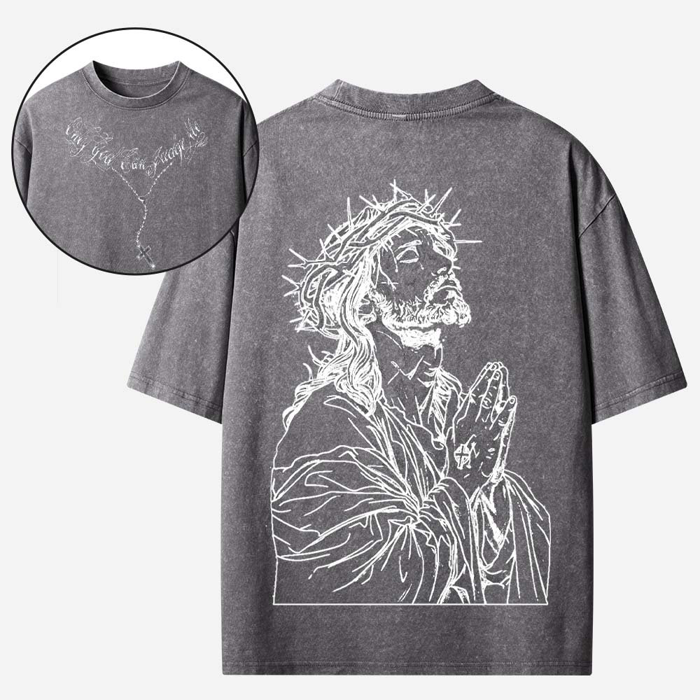 Thorned Portrait Vintage Washed T-Shirt