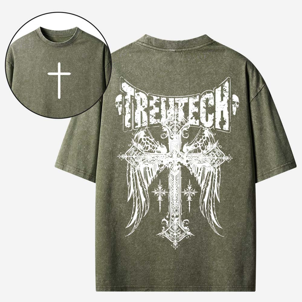 Winged Tech Emblem Vintage Washed T-Shirt