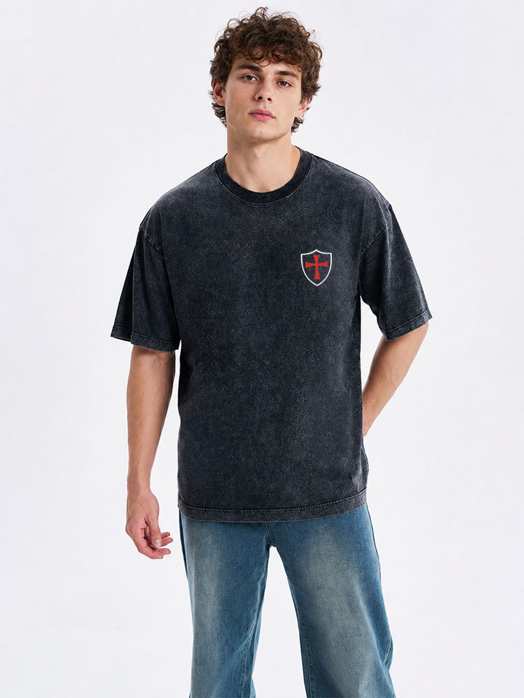 Mounted Knight Vintage Washed T-Shirt
