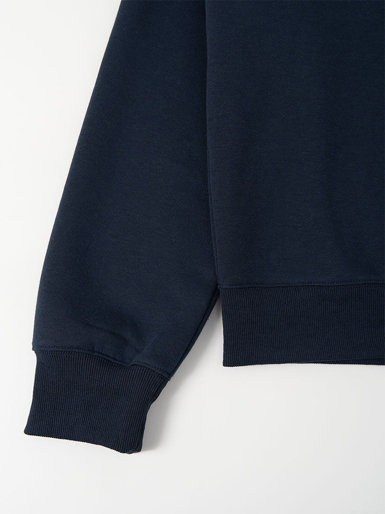Basic Quarter Zip Fleece Sweatshirt