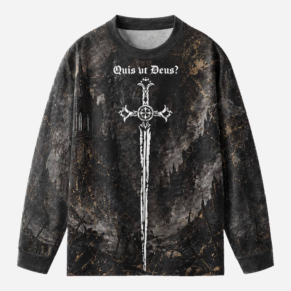 Angel Eco Oversized Long-Sleeve Graphic Tees · GRS Certified