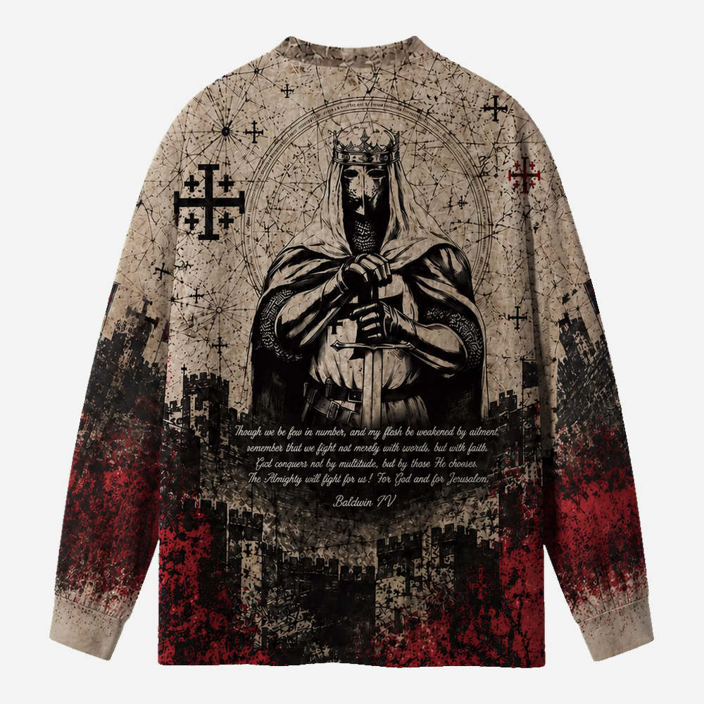 Masked King Eco Oversized Long-Sleeve Graphic Tees · GRS Certified
