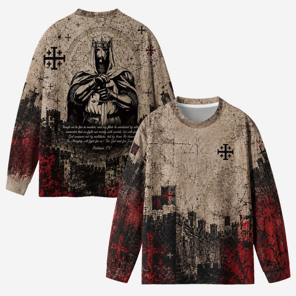 Masked King Eco Oversized Long-Sleeve Graphic Tees · GRS Certified