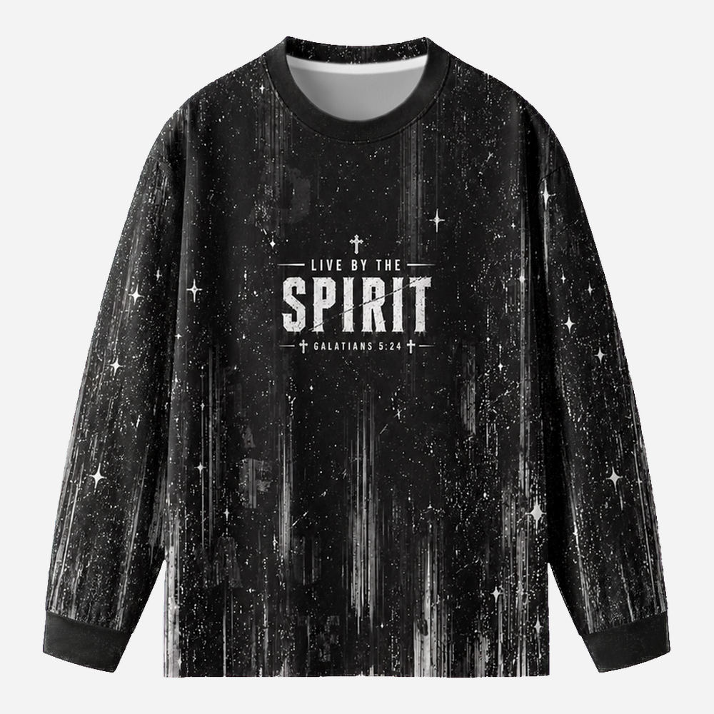 Kill the Flesh Eco Oversized Long-Sleeve Graphic Tees · GRS Certified