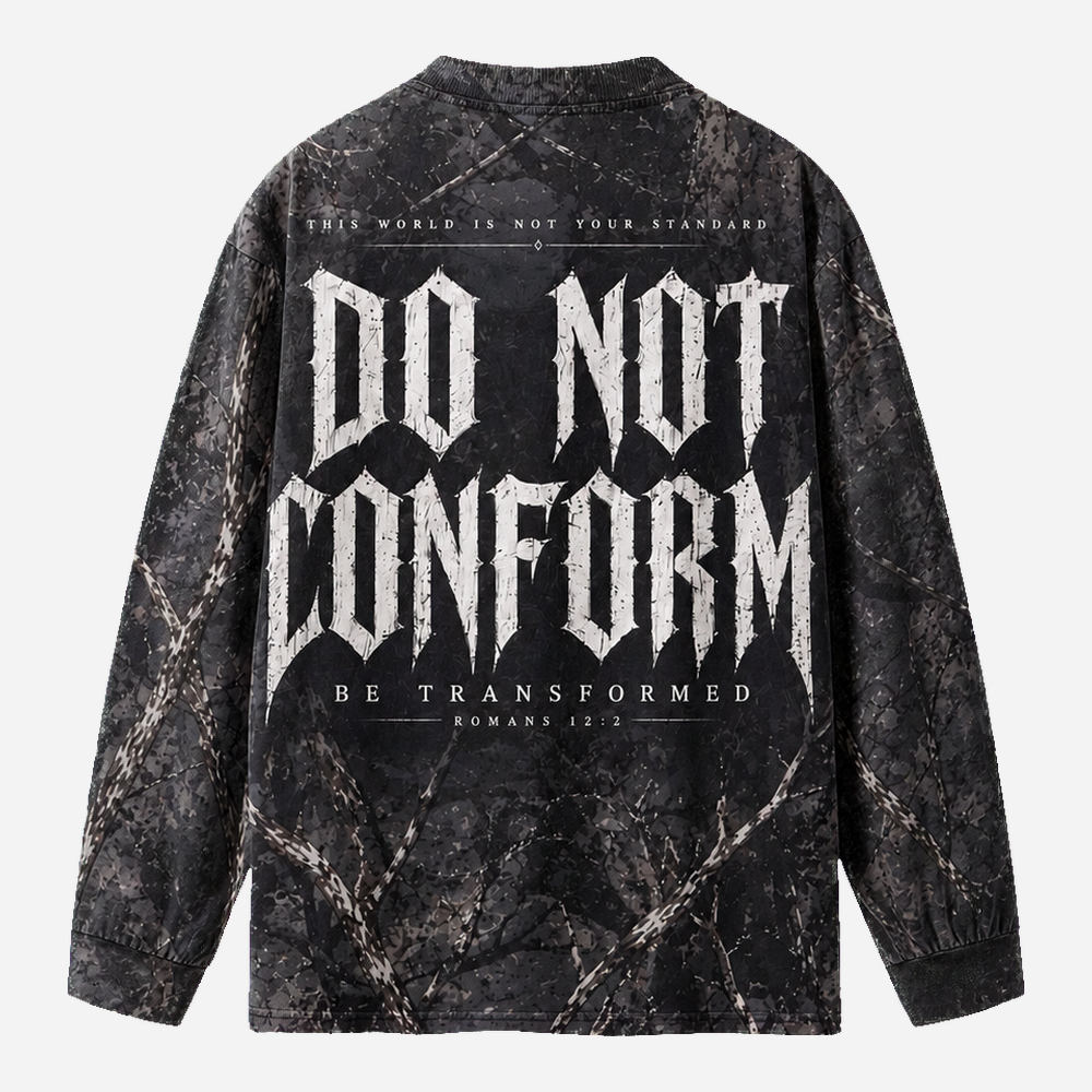 Transform Eco Oversized Long-Sleeve Graphic Tees · GRS Certified