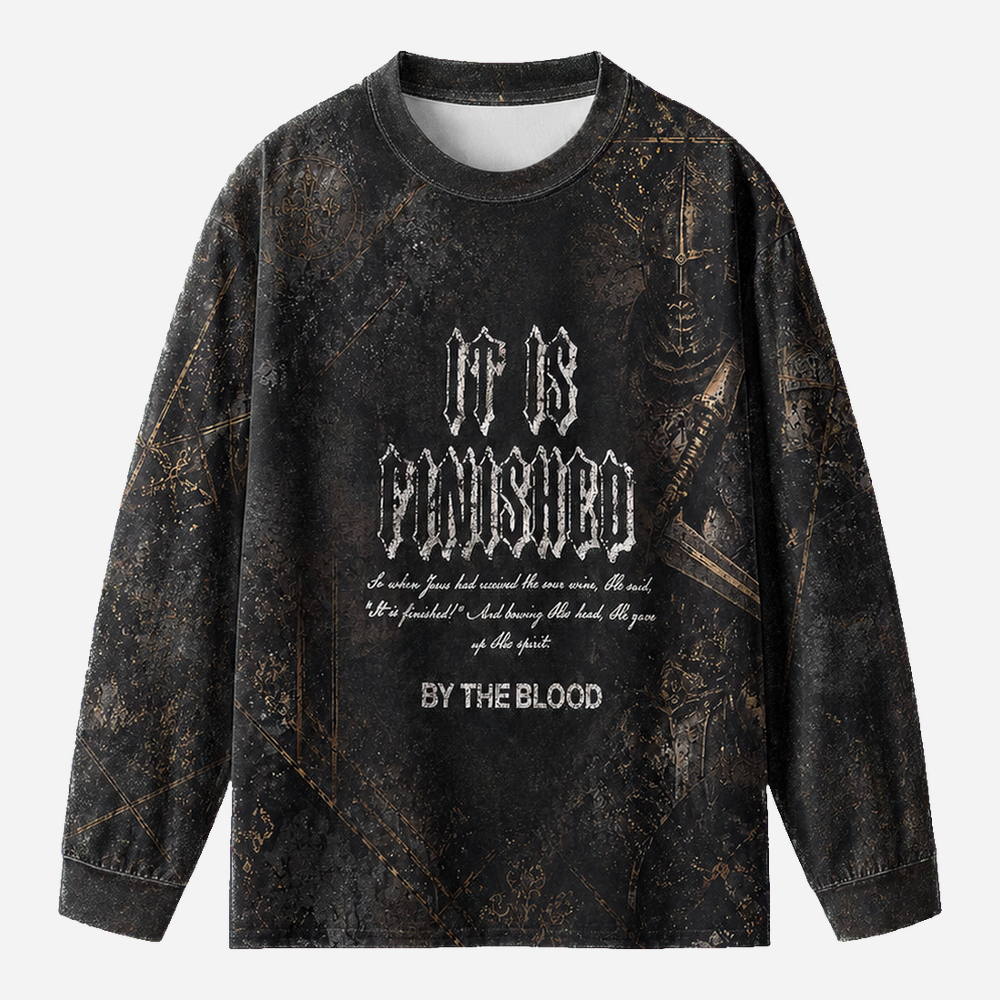 Final Word Eco Oversized Long-Sleeve Graphic Tees · GRS Certified
