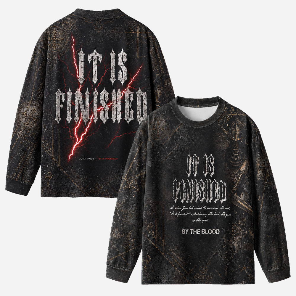 Final Word Eco Oversized Long-Sleeve Graphic Tees · GRS Certified