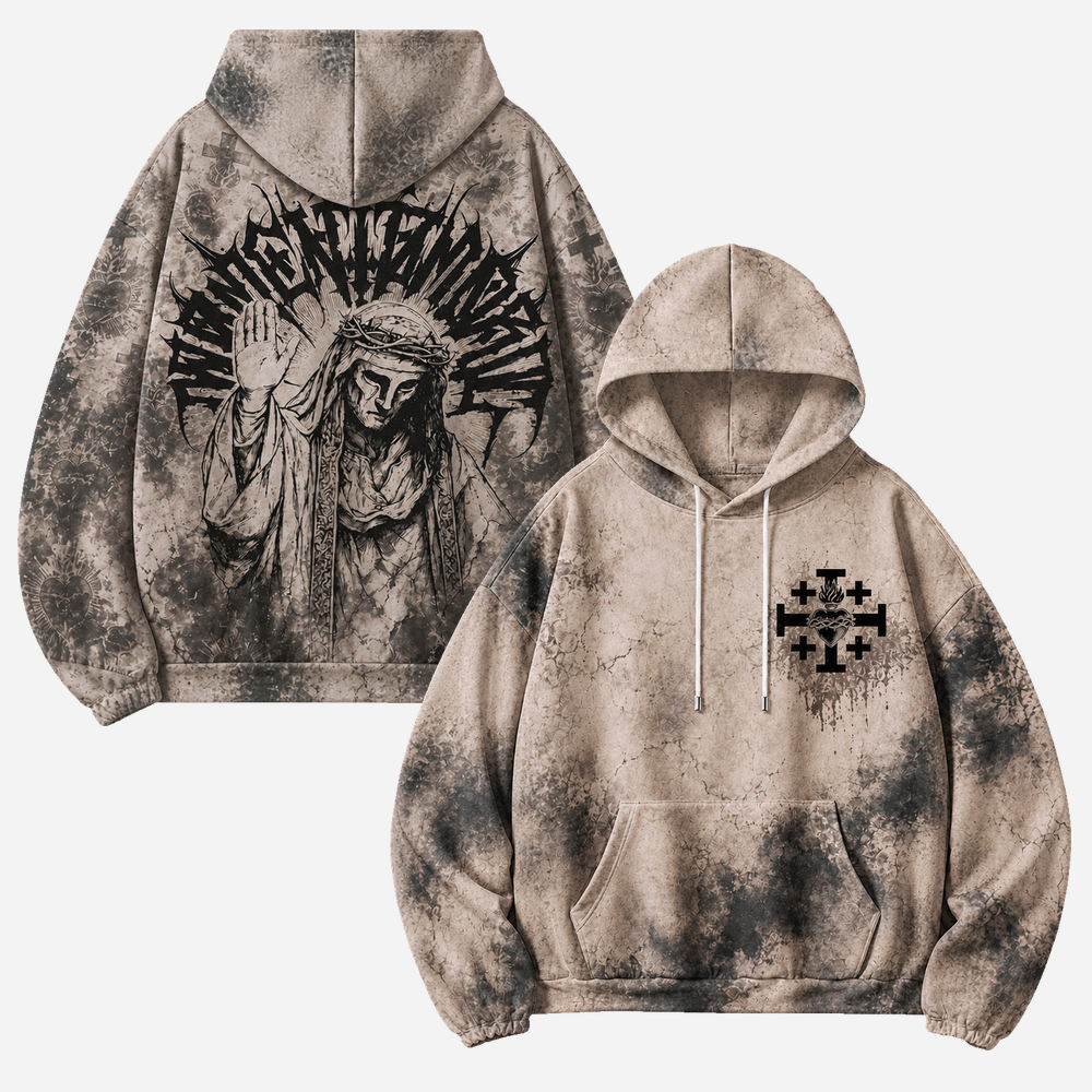 Memento Mori All Over Print Scuba Hoodie