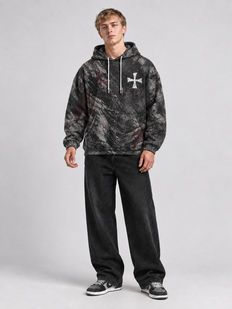 Armored Knight All Over Print Scuba Hoodie