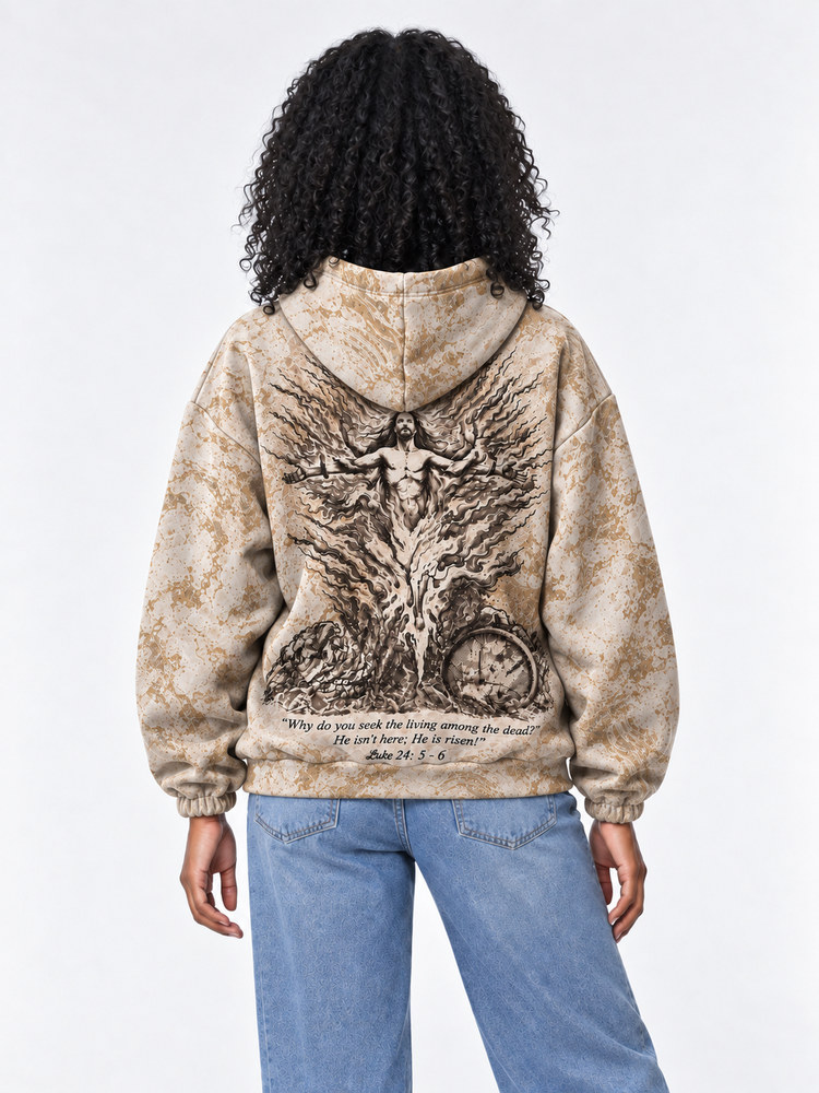 Rising Light All Over Print Scuba Hoodie