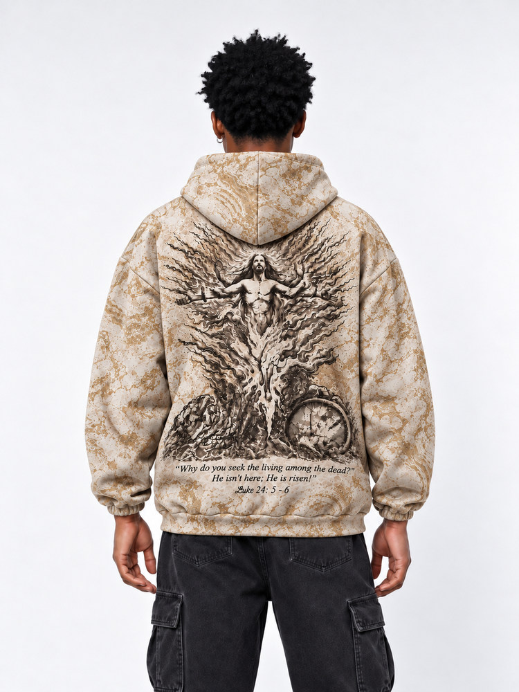 Rising Light All Over Print Scuba Hoodie