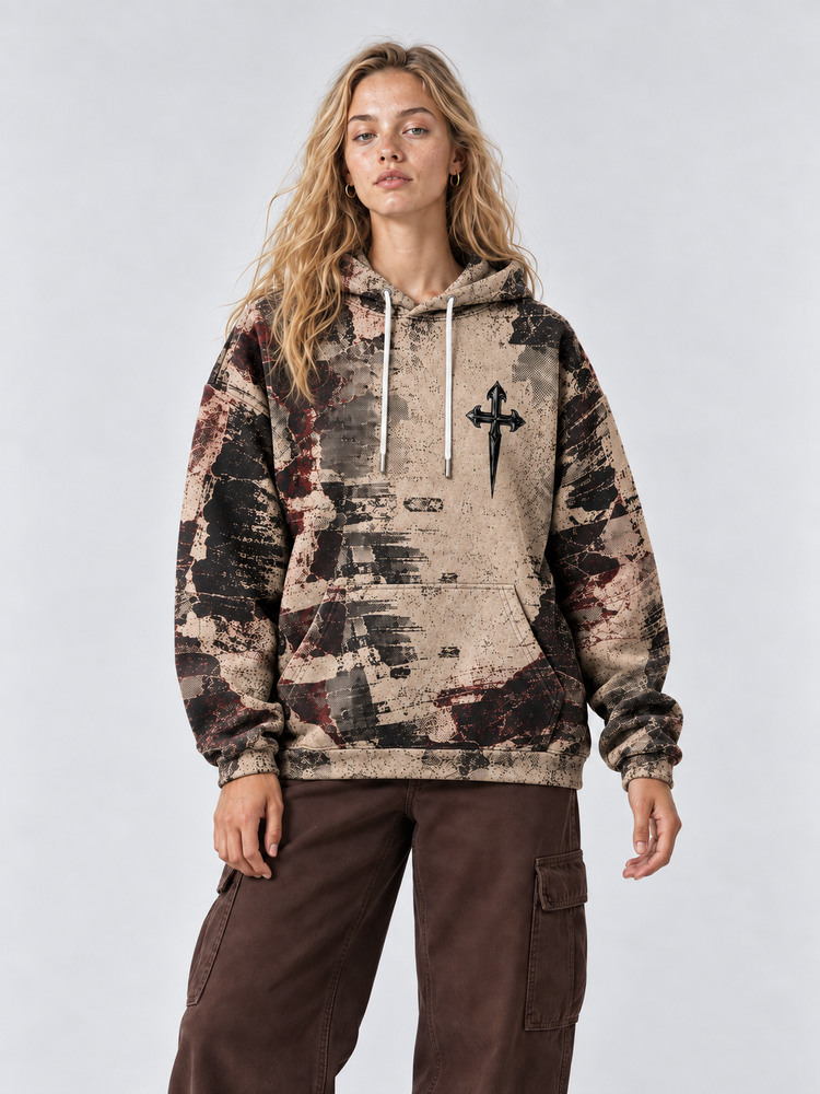 Rising Light All Over Print Scuba Hoodie