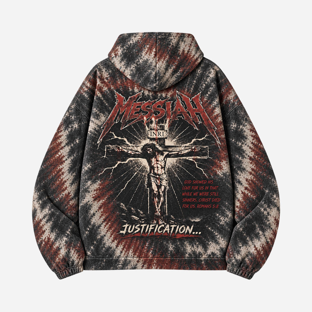 Thunder Figure All Over Print Scuba Hoodie