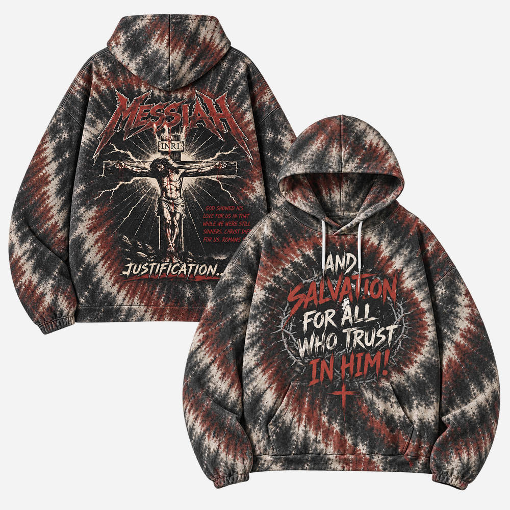 Thunder Figure All Over Print Scuba Hoodie