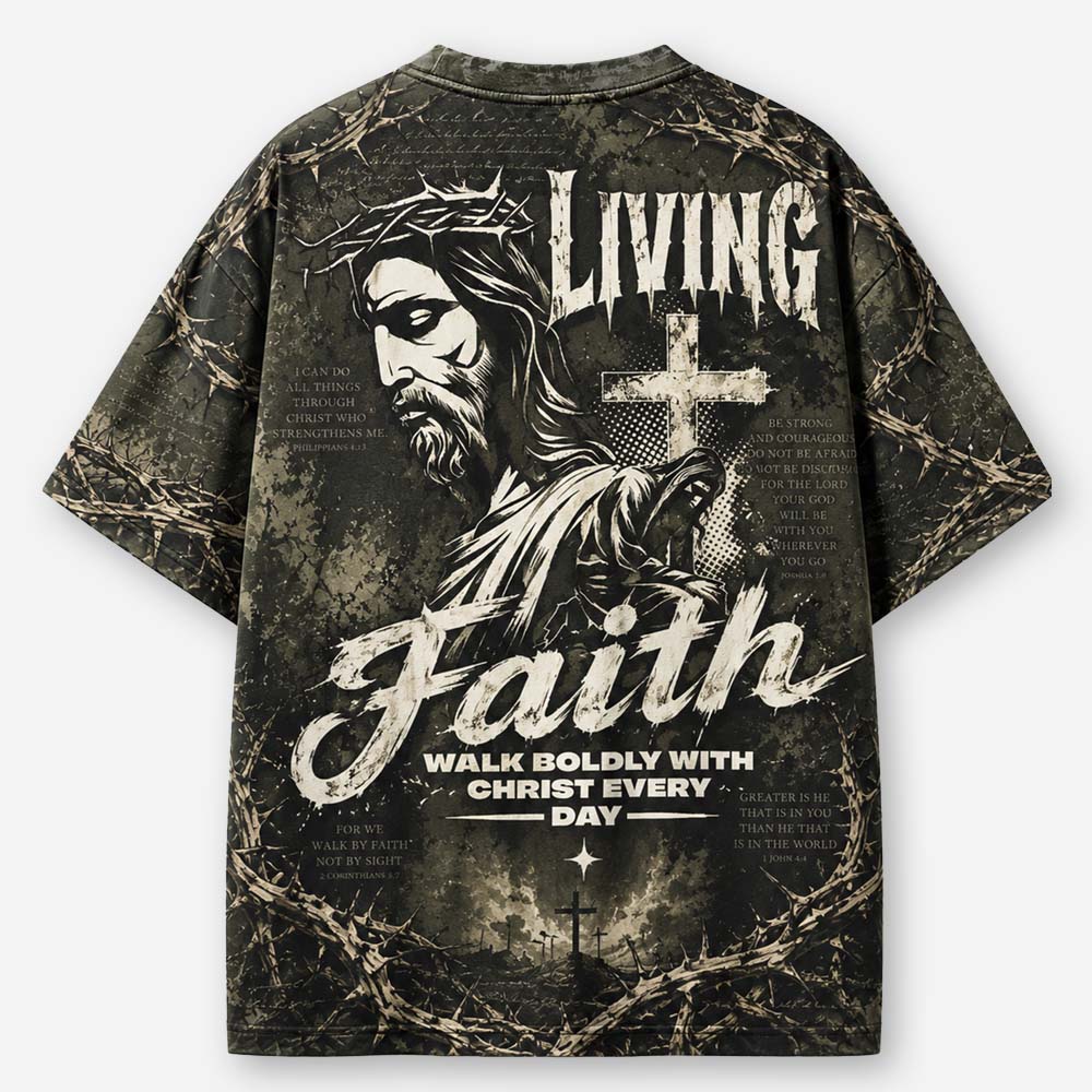 Live Boldly All-Over Print T-Shirt