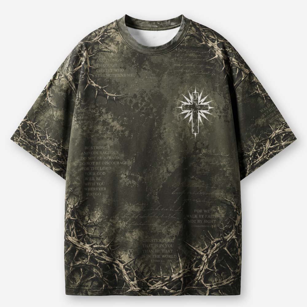 Live Boldly All-Over Print T-Shirt