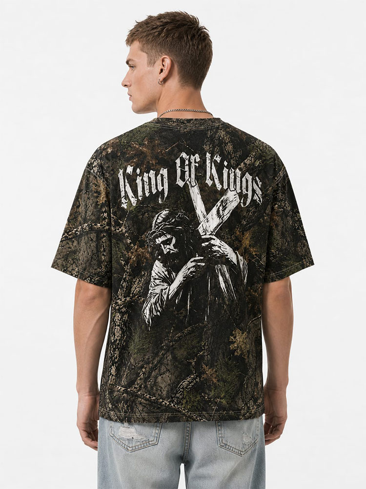 Burden Bearer Eco Oversized Graphic Tees · GRS Certified