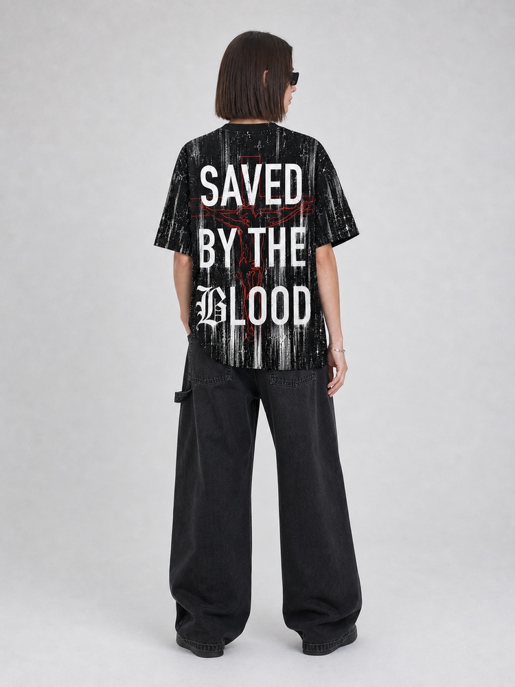 Forgiveness Eco Oversized Graphic Tees · GRS Certified