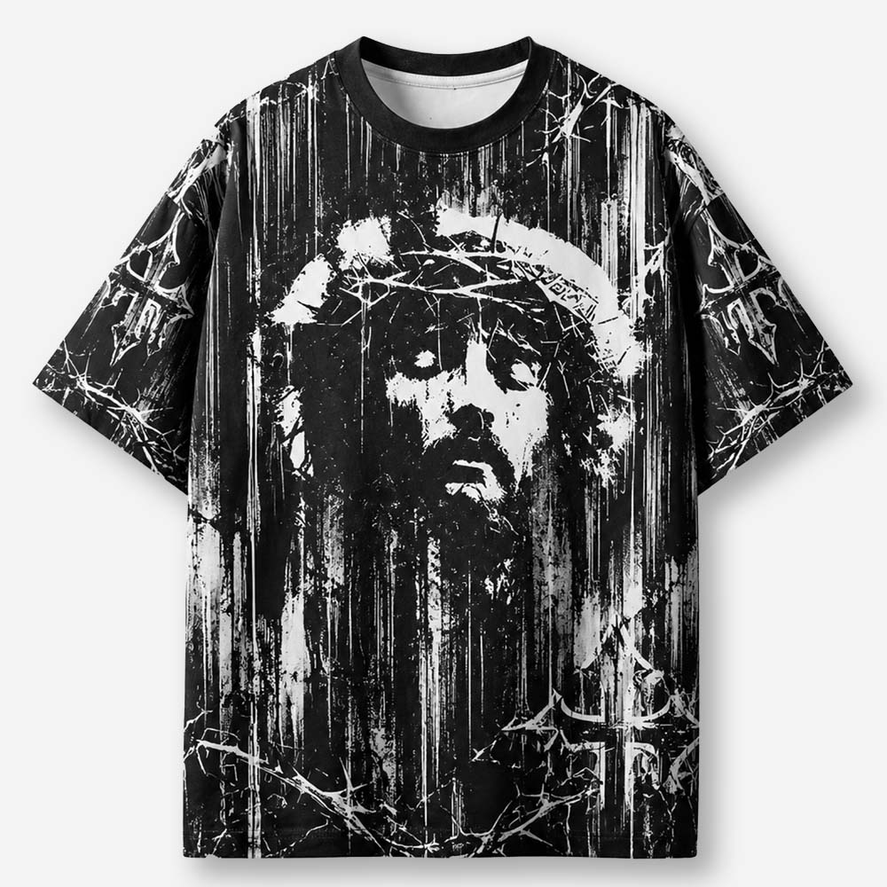 Gothic Crest Eco Oversized Graphic Tees · GRS Certified