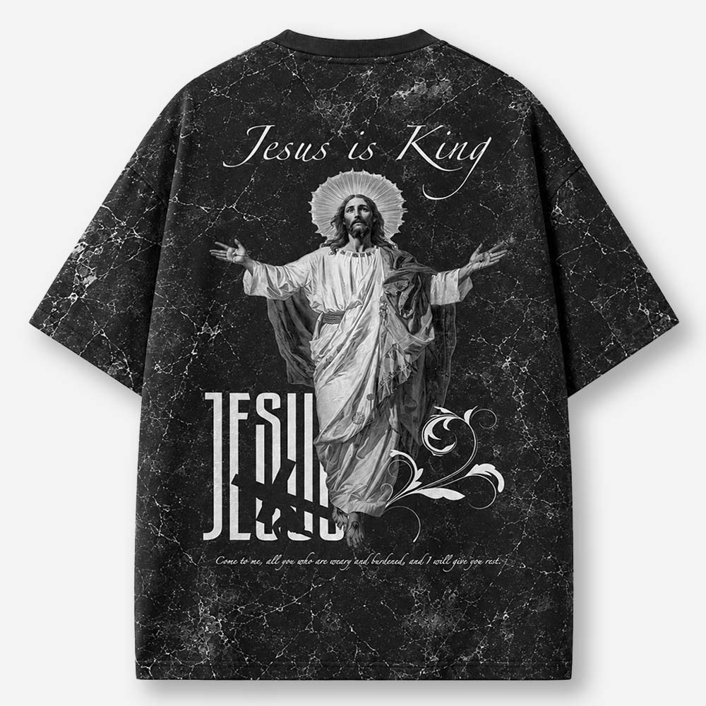 King Statement Eco Oversized Graphic Tees · GRS Certified
