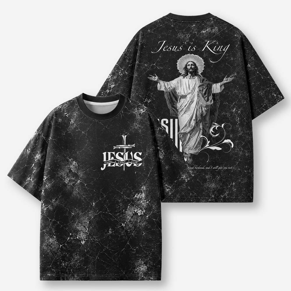 King Statement Eco Oversized Graphic Tees · GRS Certified