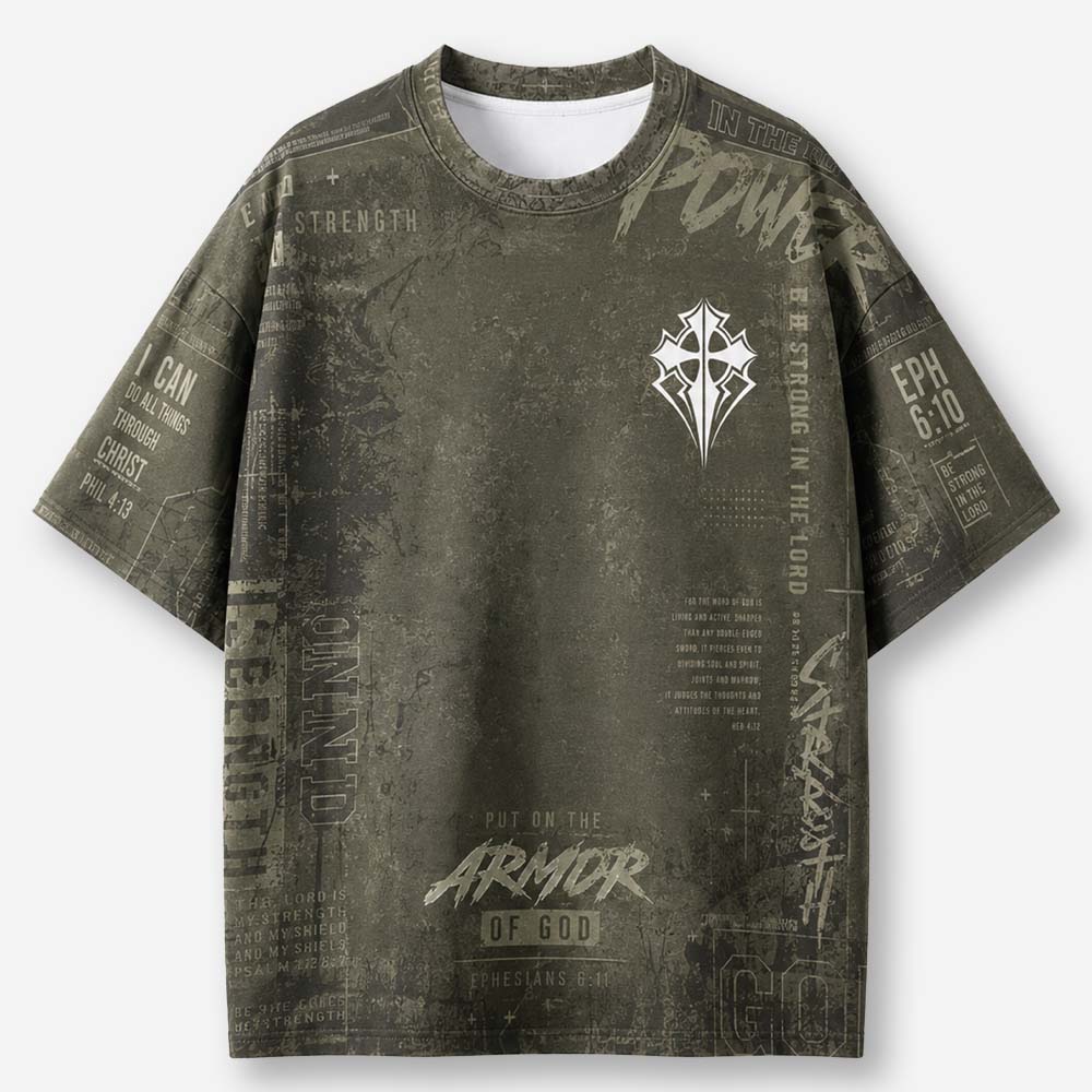 Enduring Strength Wrestle Eco Oversized Graphic Tees · GRS Certified
