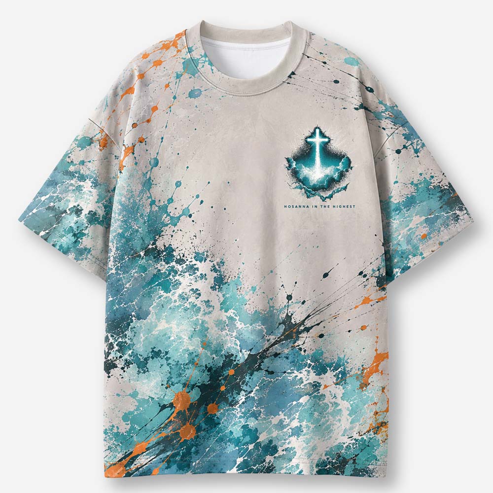 Never Leave You Eco Oversized Graphic Tees · GRS Certified