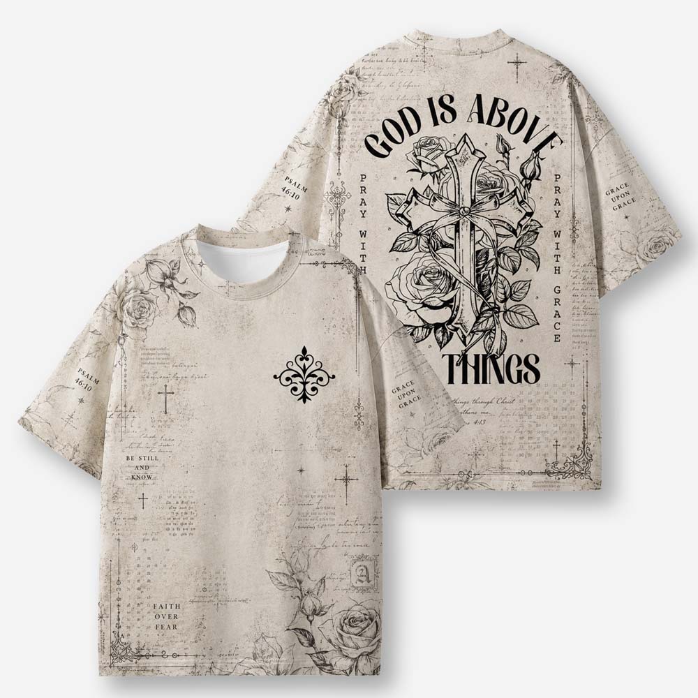 Sovereign Grace Blade Floral All-Over Print T-Shirt