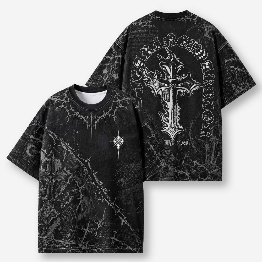 Blazing Aegis Faithbound Emblem All-Over Print T-Shirt