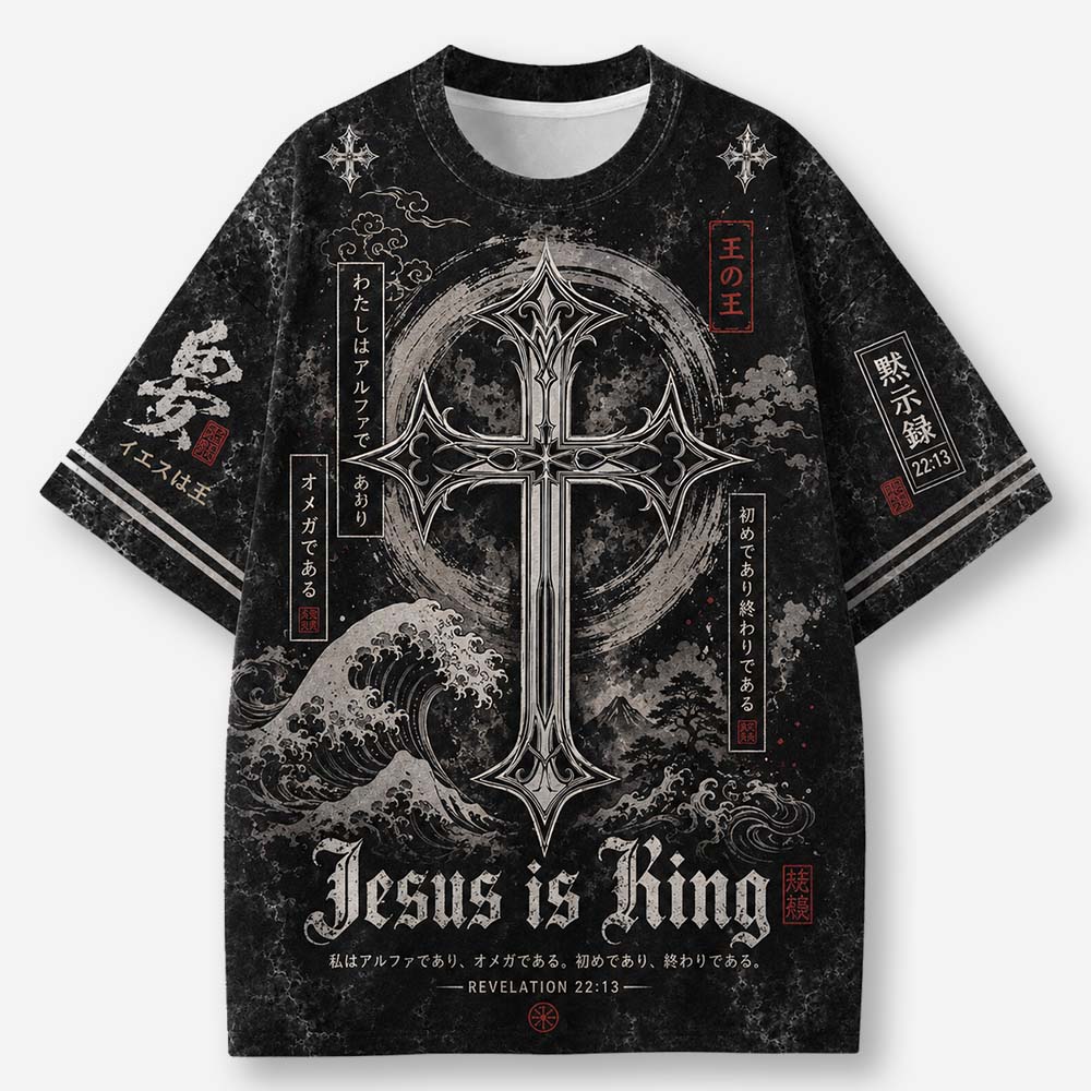 Crown Statement Eco Oversized Graphic Tees · GRS Certified