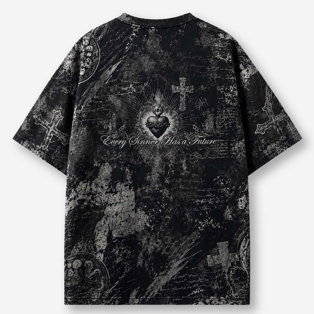 Gothic Veil All-Over Print T-Shirt