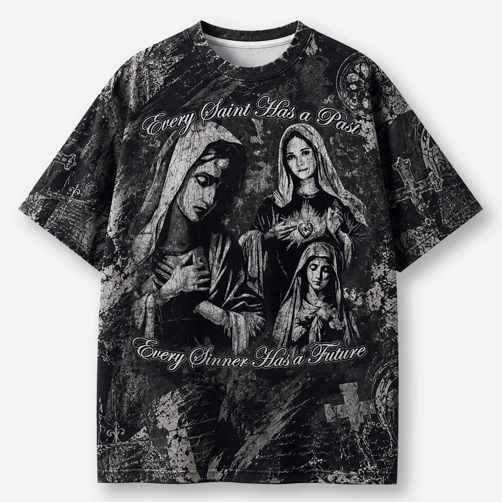 Gothic Veil All-Over Print T-Shirt