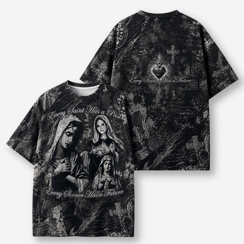 Gothic Veil All-Over Print T-Shirt