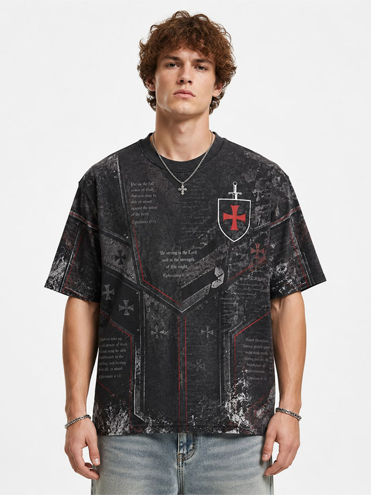 Masked King Eco Oversized Graphic Tees · GRS Certified