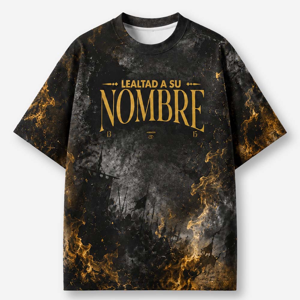 Loyalty Knight Eco Oversized Graphic Tees · GRS Certified