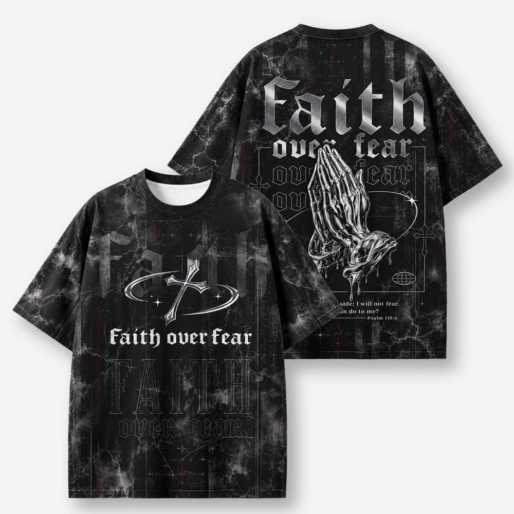 Fearless Eco Oversized Graphic Tees · GRS Certified