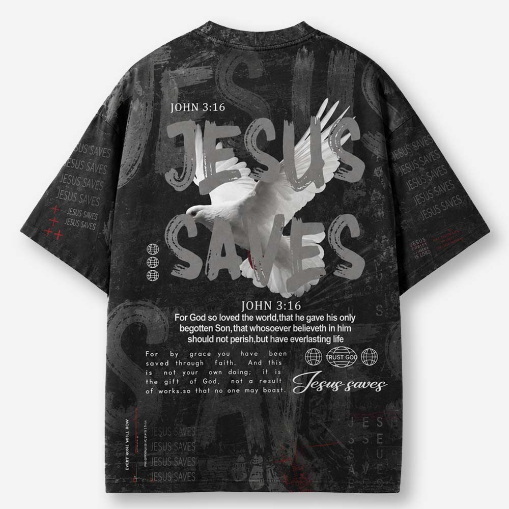 Dove Eco Oversized Graphic Tees · GRS Certified
