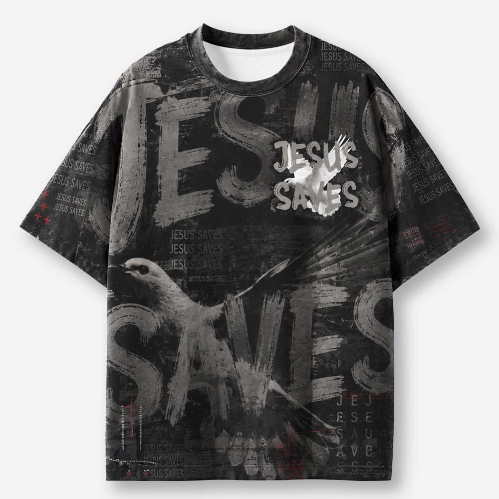 Dove Eco Oversized Graphic Tees · GRS Certified