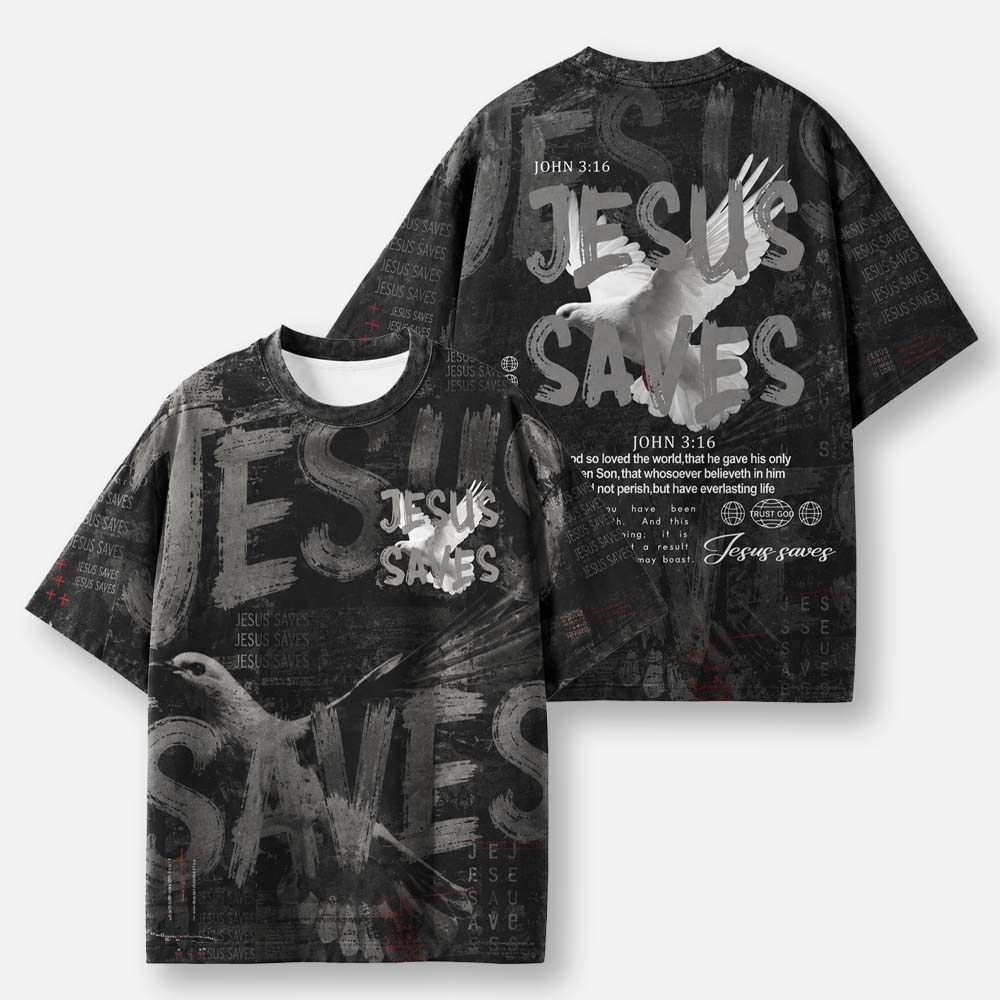 Dove Eco Oversized Graphic Tees · GRS Certified