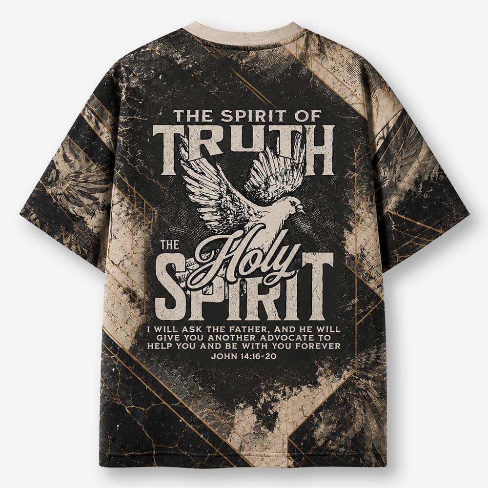 Dove of Truth Eco Oversized Graphic Tees · GRS Certified