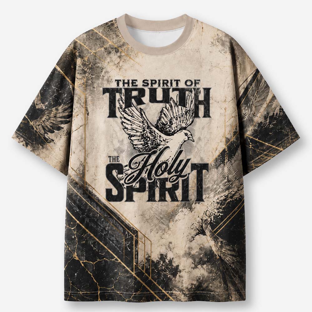 Dove of Truth Eco Oversized Graphic Tees · GRS Certified