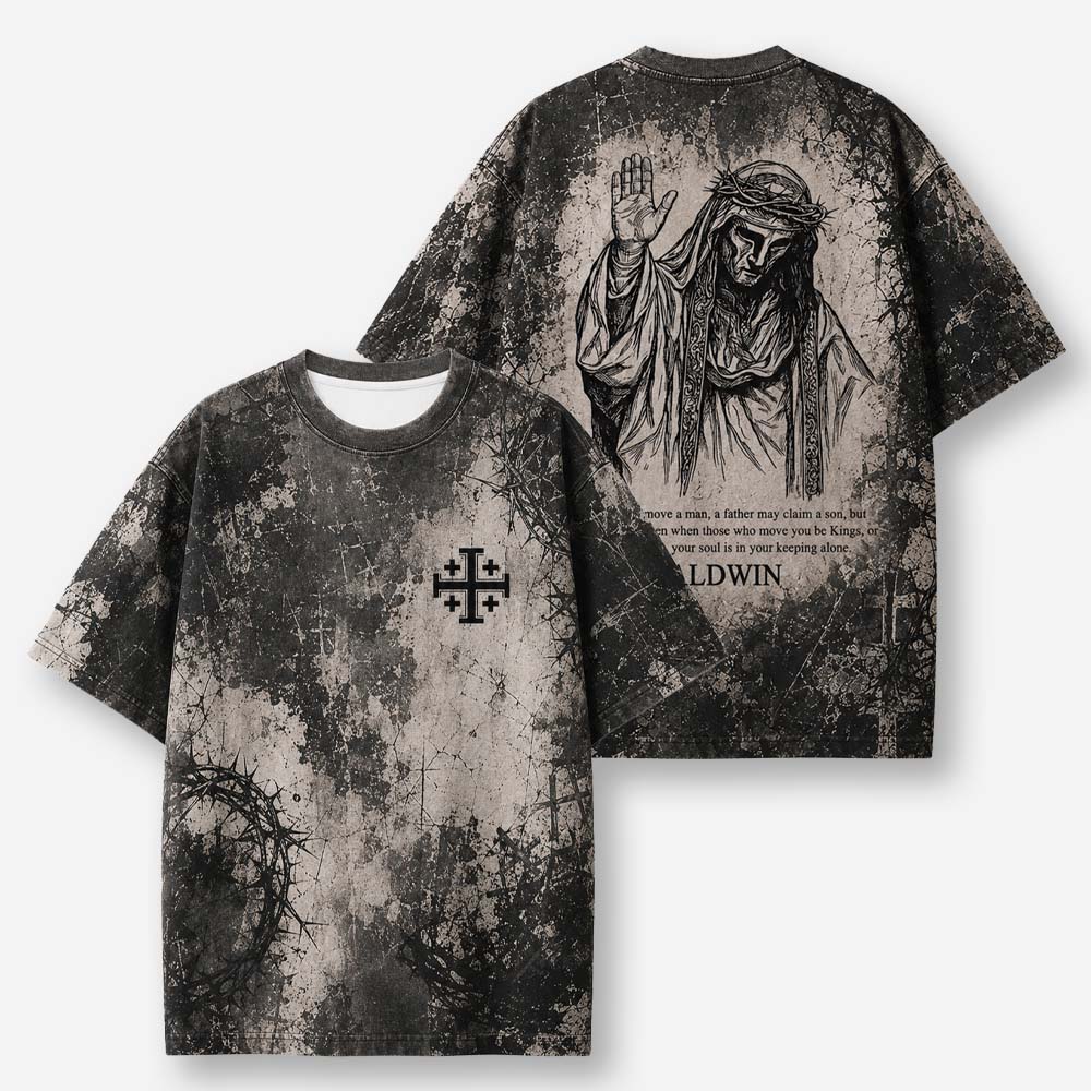 Masked King Eco Oversized Graphic Tees · GRS Certified